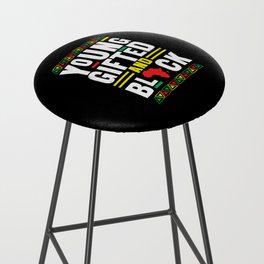 Young Gifted And Black Black History Month Bar Stool