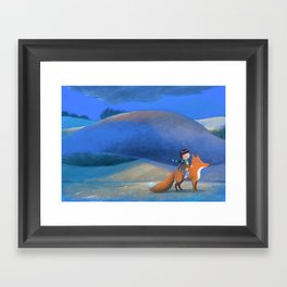 A Boy and His Fox Framed Art Print