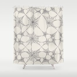 Spiderweb Pattern Shower Curtain