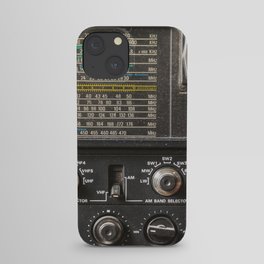 Details of an old am radio receiver iPhone Case