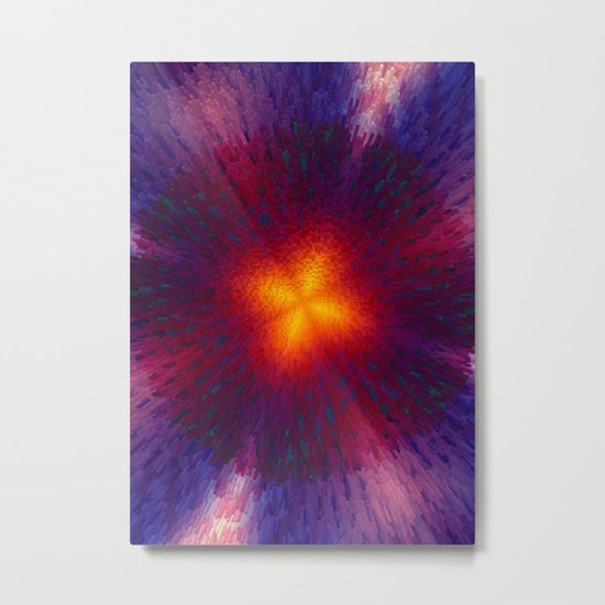 Explosion 3 Metal Print