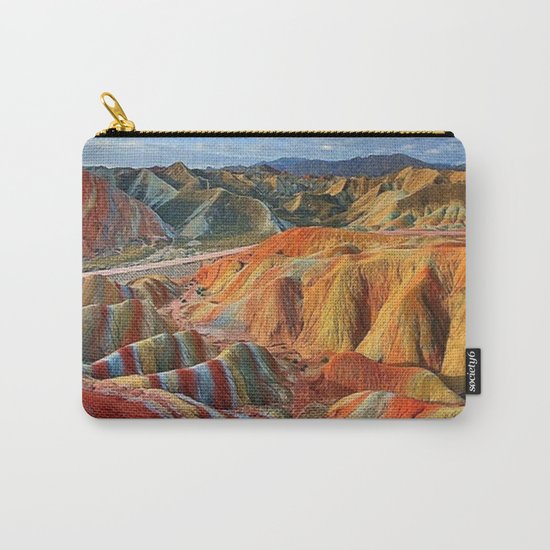 colours mountains Carry-All Pouch