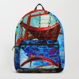 Colorful Modern Basketball Art Backpack