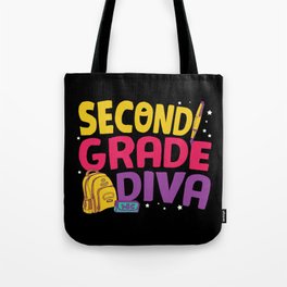 Second Grade Diva Tote Bag