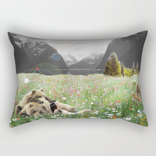 BREAK OF BEAR Rectangular Pillow