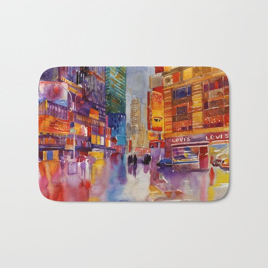 Walk in New York Bath Mat