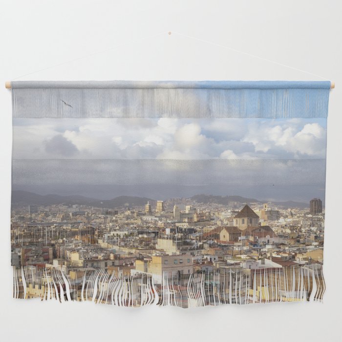 City view Barcelona Wall Hanging