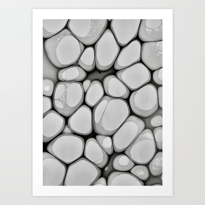 Holey Grid Series #17 Art Print