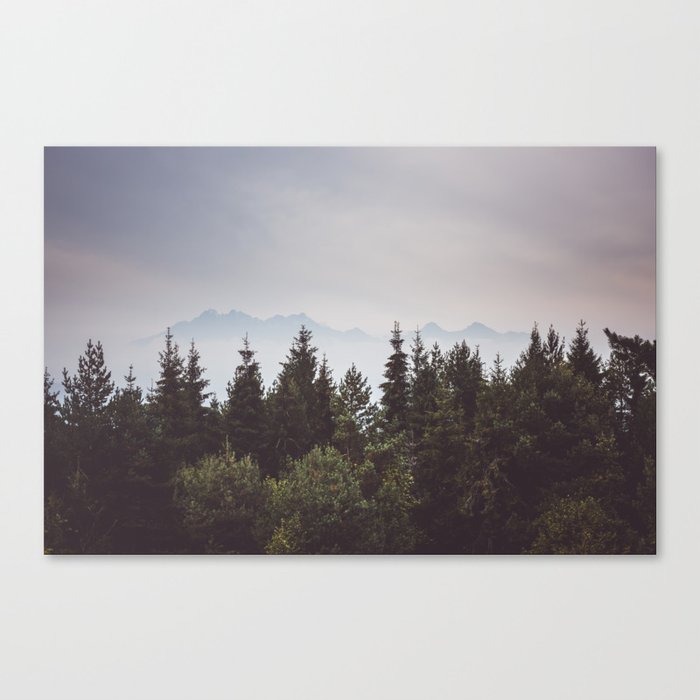 Mountain Range - Landscape Photography Canvas Print