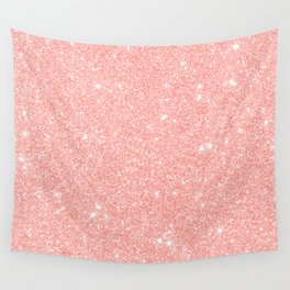 Cute Light Pink Glitter Wall Tapestry