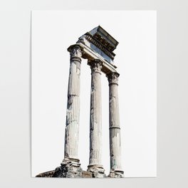 Ancient columns Poster