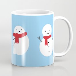 Snowman and Snow Owl Coffee Mug