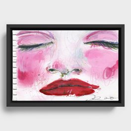 Pink dreams Framed Canvas