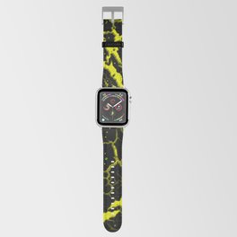 Cracked Space Lava - Yellow Apple Watch Band