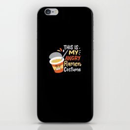This Is My Angry Ramen Costume iPhone Skin