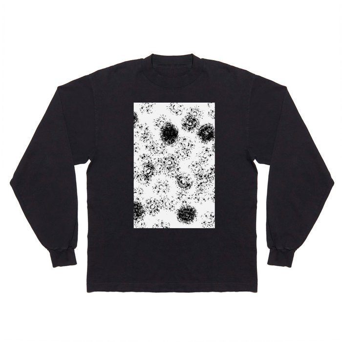 Black and white dust Long Sleeve T Shirt