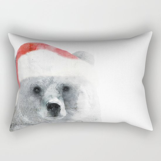 Christmas Teddy Bear Rectangular Pillow