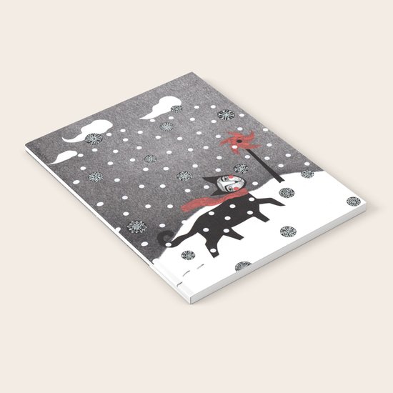 Snow Cat Notebook