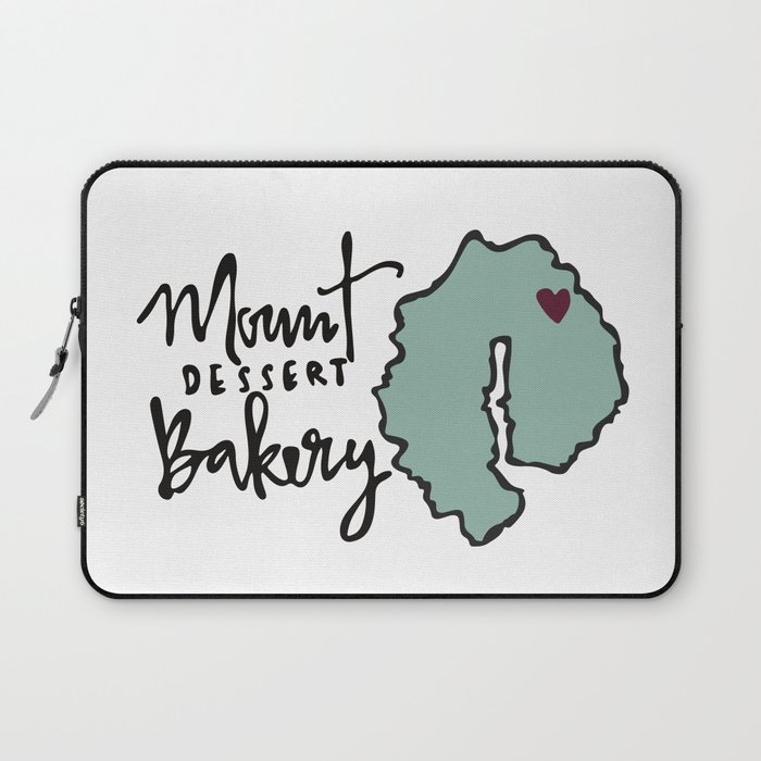 Mount Dessert Bakery Logo Laptop Sleeve