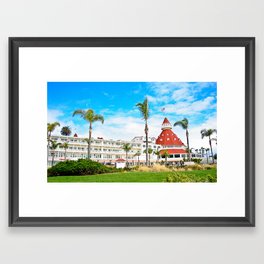 Hotel Del Coronado Framed Art Print