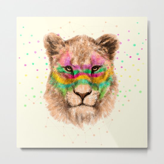 Lioness II Metal Print