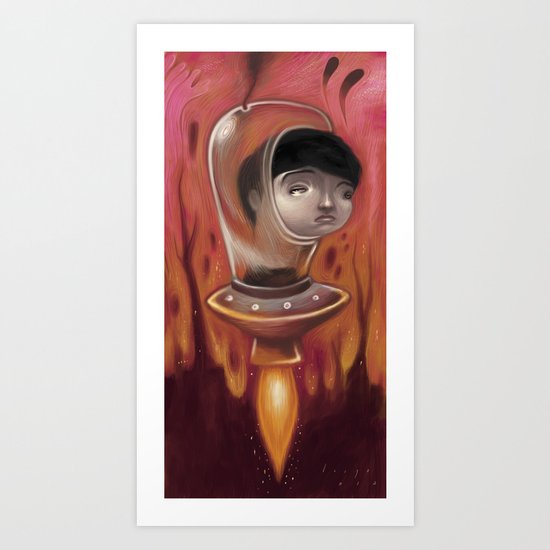 Never Coming Back Art Print