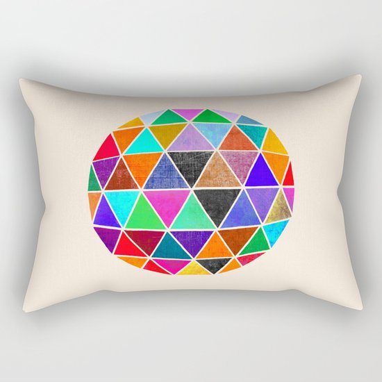 Geodesic 3 Rectangular Pillow
