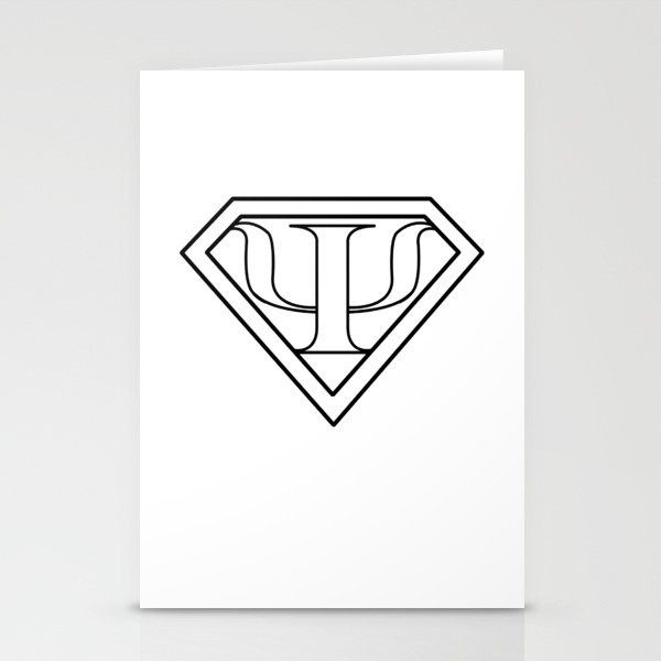 Psychology Superpower Stationery Cards