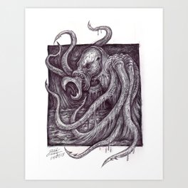 Kraken Art Print