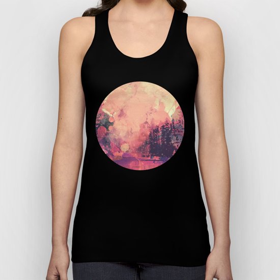 colorful forest Unisex Tank Top