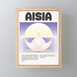 Aisia Framed Mini Art Print
