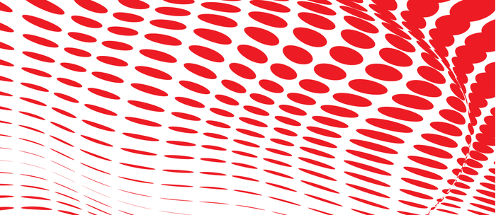 Red Dots On A White Background Abstract Art Coffee Mug By