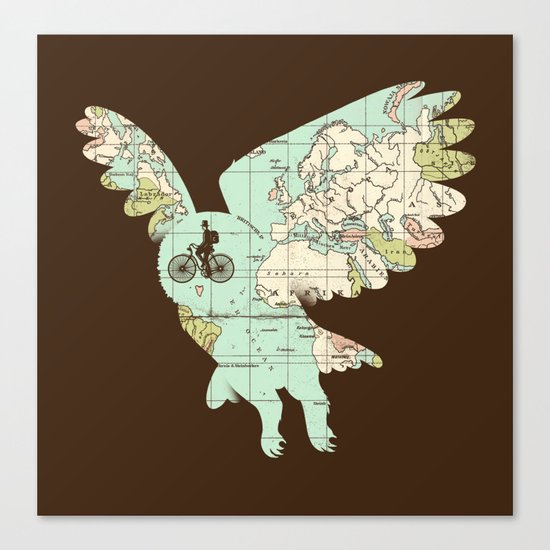 World Traveler Canvas Print