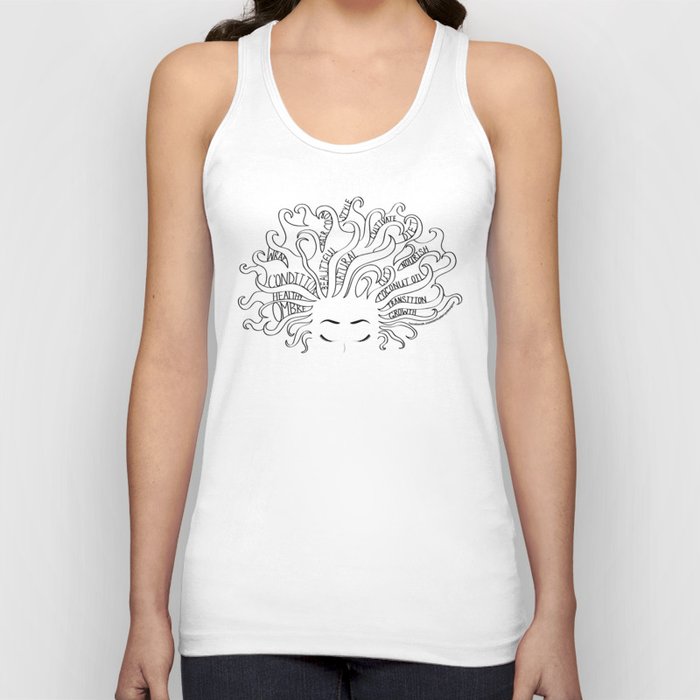 Natural Hair Girl Unisex Tank Top By Etdesigns4u Society6