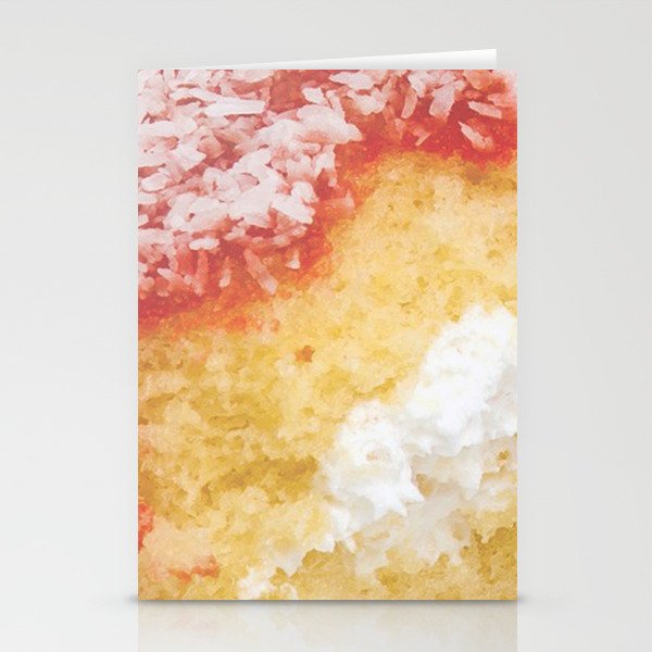 Creme Filled Coconut Cake Stationery Cards