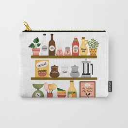 Cozy Kitchen Shelf Carry-All Pouch