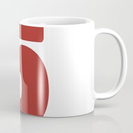 5 (Brownish & White Number) Mug