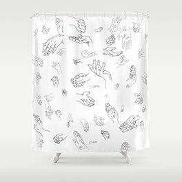 Hands of a Working Woman Shower Curtain