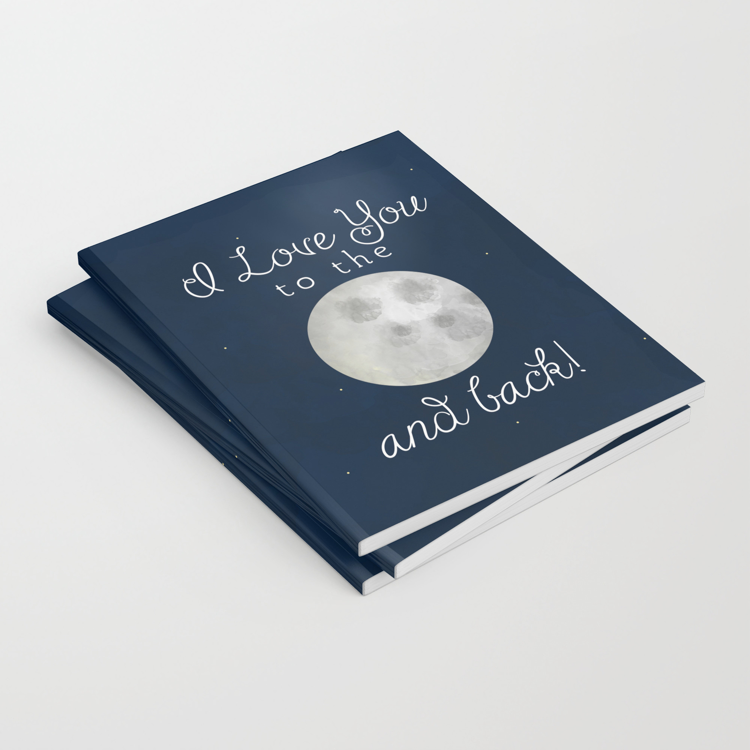 I Love You To The Moon And Back Notebook By A Little Leafy Society6 I Love You To The Moon And Back Notebook By A Little Leafy Society6