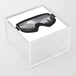 Moonrise Goggles - B+W - Black Frame | Goggle Designs | DopeyArt Acrylic Box