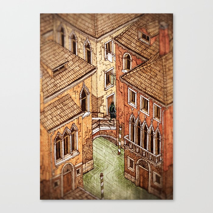 One day in Venice Canvas Print