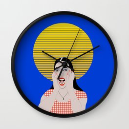 Hysterical Rossy Wall Clock