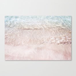 Pink Sand | Coastal Photography | Beach | Nature | Ocean | Water Canvas Print