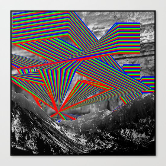 Sky and Mountains Canvas Print