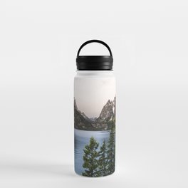 Grand Teton Wanderlust Lake Adventure - Nature Photography Water Bottle