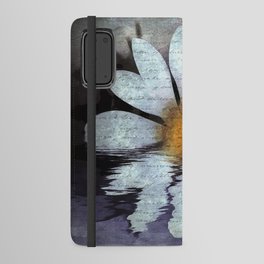 Reflection of a Daisy Digital Art version one Android Wallet Case