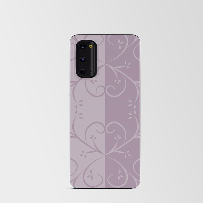 Swirls Mauve Vintage Android Card Case