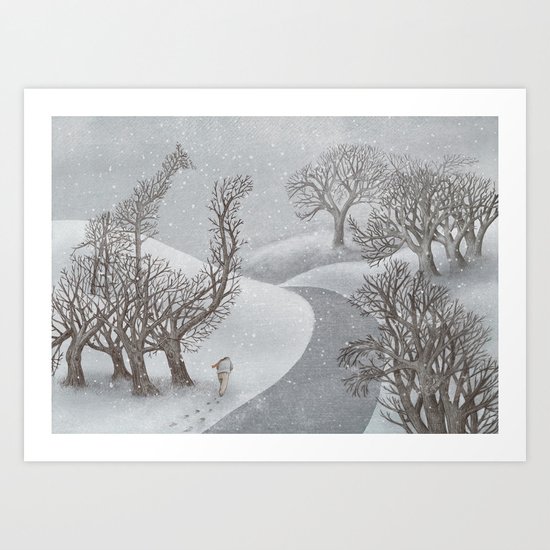 The Night Gardener - Winter Park Art Print
