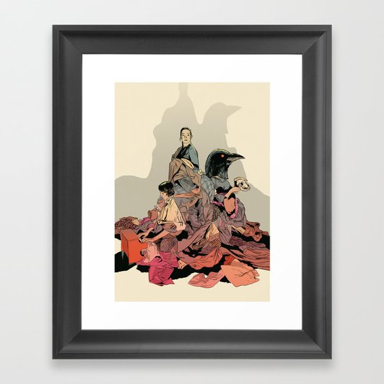 Seres queridos Framed Art Print
