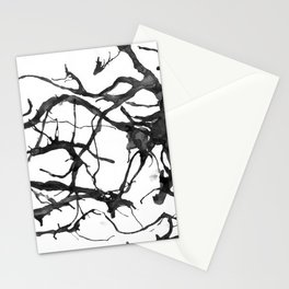Black neurons Stationery Cards